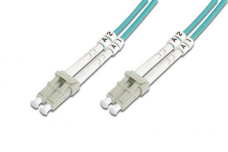CAVO FIBRA OTTICA LC A LC MULTIMODE DUPLEX 50/125 MT.5 OM3