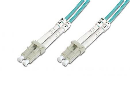 CAVO FIBRA OTTICA LC A LC MULTIMODE DUPLEX 50/125 MT.5 OM3