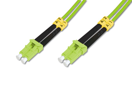 CAVO FIBRA OTTICA LC A LC MULTIMODE DUPLEX 50/125 MT 5 OM5