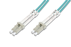 Cavo patch LWL multimodale OM 3, LC/LC colore acqua 15 mt.