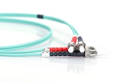 Cavo patch LWL multimodale OM 3, ST/ST  colore acqua 3 mt.