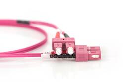 CAVO FIBRA OTTICA SC A SC MULTIMODE DUPLEX 50/125 MT.3 OM4