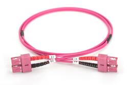 CAVO FIBRA OTTICA SC A SC MULTIMODE DUPLEX 50/125 MT.10 OM4