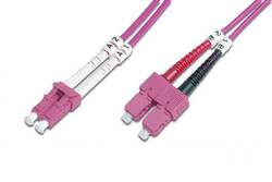 CAVO FIBRA OTTICA LC A SC MULTIMODE DUPLEX 50/125 MT.2 OM4