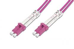 CAVO FIBRA OTTICA LC A LC MULTIMODE DUPLEX 50/125 MT.2 OM4