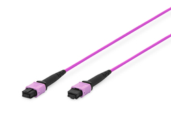 DIGITUS Cavo patch MPO, OM4, metodo A, 20mt.Colore viola