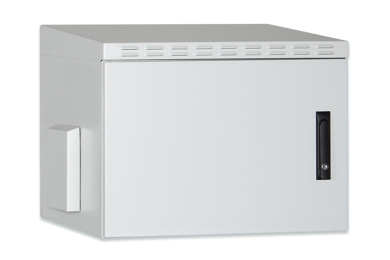 ARMADIO RACK 19" PER RETI DA ESTERNO PROTEZIONE IP55 9 UNITA' (AxLxP) 579x600x600 MM