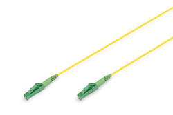 Cavo patch simplex in fibra ottica, monomodale, LC/APC - LC/APC, 3 m