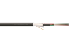 DIGITUS Cavo per installazione interna/esterna A/I-DQ (ZN) BH 50/125 µ OM3, 48 fibre, BauPVO Dca, LSZH