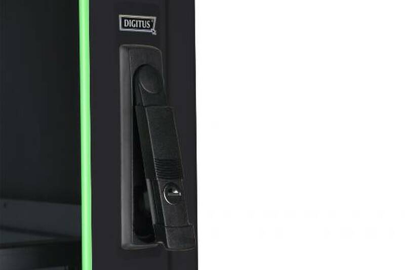 ARMADIO 42 UNITÀ 19" PER RETI MISURE (A)2010X (L)600 X (P)600 MM. COLORE NERO
