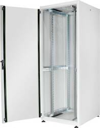 ARMADIO 42 UNITÀ 19" PER RETI E SERVER MISURE (A)2010 X (L)800 X (P)800 MM. COLORE GRIGIO CHIARO