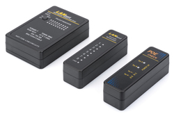 TESTER CAVO, RETE RJ45, BNC DISPOSITIVO PRINCIPALE, DA REMOTO, TESTER POE, CON VALIGETTA PROTETTIVA
