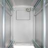 ARMADIO 26 UNITÀ 19" PER RETI E SERVER MISURE (A)1299 X (L)600 X (P)1000 MM. COLORE GRIGIO CHIARO PORTA TRAFORATA