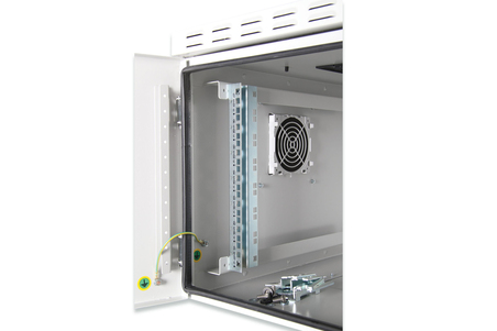 ARMADIO RACK 19" PER RETI DA ESTERNO PROTEZIONE IP55 7 UNITA' (AxLxP) 490x600x600 MM