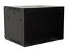 ARMADIO 7 UNITA' DA MURO PER RETI (A)416 X (L)600 X (P) 450 MM COLORE NERO