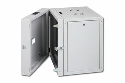 ARMADIO 12 UNITA' DA MURO LINEA SOHO (A)624 X (L)600 X (P)610 MM. CON DOPPIA SEZIONE COLORE GRIGIO CHIARO RAL7035