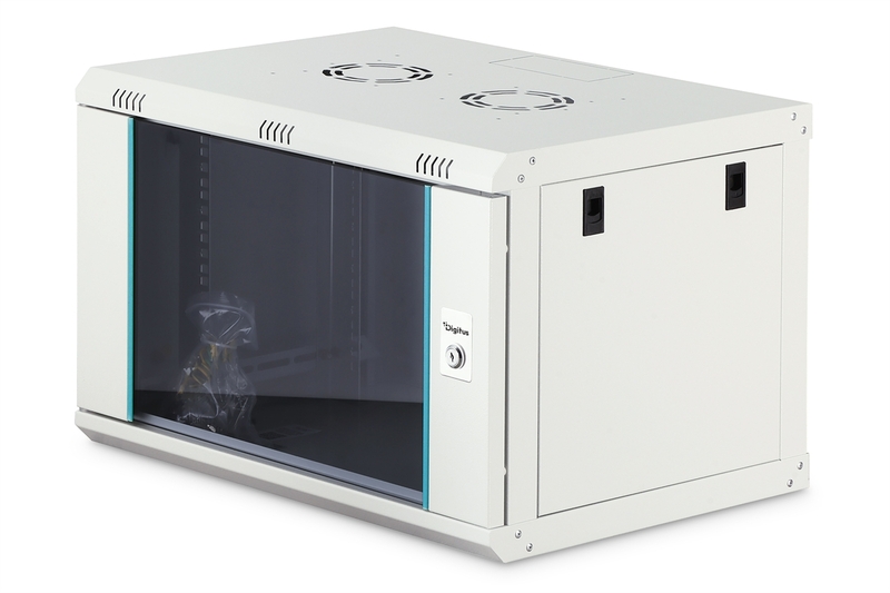 Armadio Rack 19" a Muro serie Dynamic-N - 600x450 mm (LxP), non assemblata
