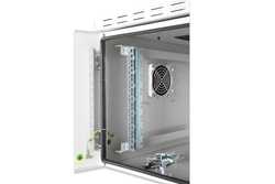 ARMADIO RACK 19" PER RETI DA ESTERNO PROTEZIONE IP55 12 UNITA' (AxLxP) 713x600x600 MM