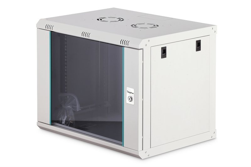 Armadio Rack 19" a Muro serie Dynamic-N - 600x450 mm (LxP), non assemblata