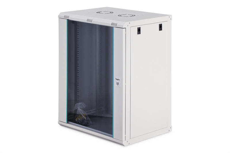 Armadio Rack 19" a Muro serie Dynamic-N - 600x450 mm (LxP), non assemblata