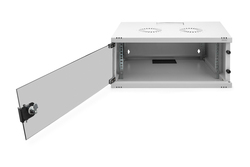 Armadio da muro 4U DIGITUS SOHO smontato - 540 x 400 mm (L x P) colore grigio