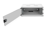 Armadio da muro 4U DIGITUS SOHO smontato - 540 x 400 mm (L x P) colore grigio