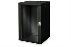 ARMADIO RACK 19" A PARETE 20U, UNIQUE 998X600X600 MM, COLORE NERO (RAL 9005)