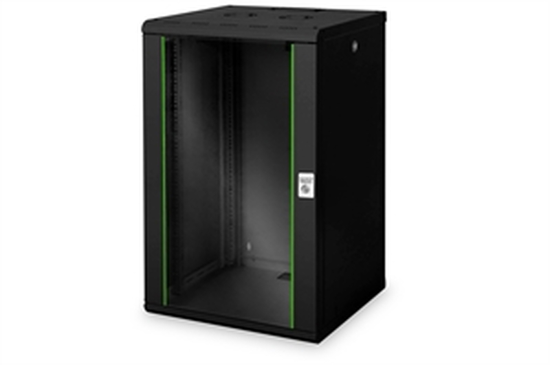 ARMADIO RACK 19" A PARETE 20U, UNIQUE 998X600X600 MM, COLORE NERO (RAL 9005)