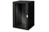 ARMADIO RACK 19" A PARETE 20U, UNIQUE 998X600X600 MM, COLORE NERO (RAL 9005)