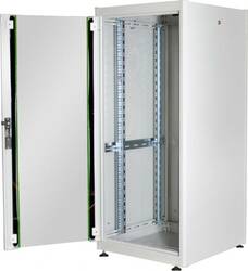ARMADIO 26 UNITÀ 19" PER RETI MISURE (A)1299 X (L)600 X (P)600 MM. COLORE GRIGIO CHIARO