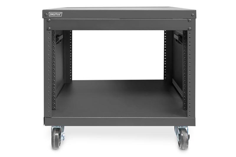 ARMADIO 26 UNITÀ 19" PER RETI E SERVER MISURE (A)1299 X (L)600 X (P)800 MM. COLORE GRIGIO CHIARO