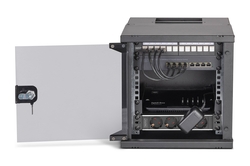 ARMADIO RACK DI RETE DIGITUS 10" CON ACCESSORI  - 6U, 315 x 300 mm (L x P)