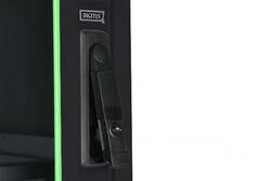 ARMADIO 42 UNITÀ 19" PER RETI MISURE (A)2010X (L)600 X (P)600 MM. COLORE NERO
