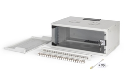 ARMADIO RACK DI RETE DIGITUS 19" CON ACCESSORI - 4U, 540 x 400 mm (L x P)