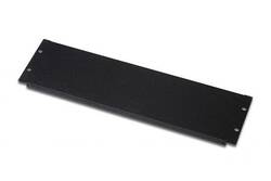 PANNELLO CIECO 3 UNITA' PER CHIUSURA SPAZI VUOTI IN ARMADI RACK 19" VITI INCLUSE NERO