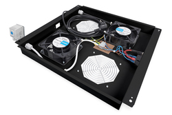 KIT 2 VENTOLE CON TERMOSTATO PER ARMADI LINEA PROFESSIONALE COLORE NERO
