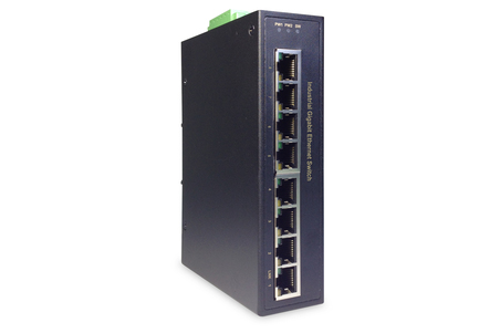 SWITCH INDUSTRIALE 8 PORTE GIGABIT