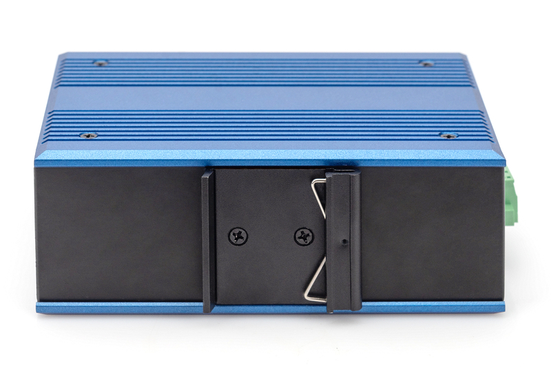Switch Gigabit Ethernet PoE a 4+2 porte industriale