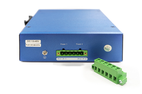 DIGITUS Switch Gigabit Ethernet PoE gestito L2 industriale 16+2 porte