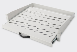 RIPIANO PER ARMADI RACK ESTRAIBILE 2U 367MM PER MONTANTI FRONTALI DIGITUS GRIGIO