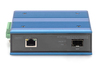 DIGITUS 10/100/1000Base-TX (PoE) a 1000Base-FX media converter industriale