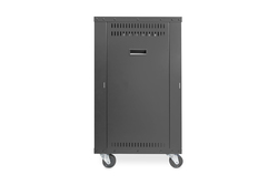 DIGITUS Rack universale per apparecchiature da 19 pollici con rotelle, 16UH