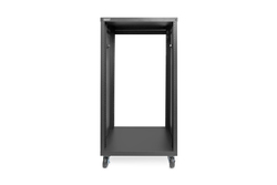 DIGITUS Rack universale per apparecchiature da 19 pollici con rotelle, 21UH