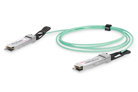 DIGITUS Cavo di collegamento diretto 40G QSFP+ a 4XSFP+ 1 mt.