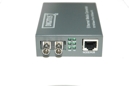 CONVERTITORE 10/100 MEDIA CONVERTER RJ45 - FIBRA OTTICA ST