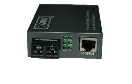 CONVERTITORE 10/100 RJ45 MEDIA CONVERTER - FIBRA OTTICA SC SINGLEMODE
