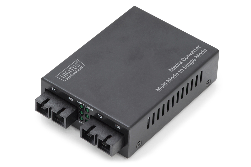 MEDIA CONVERTER FAST ETHERNET SINGLEMODE/MULTIMODE CONNETTORI SC/SC DIGITUS