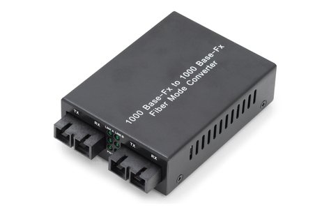 MEDIA CONVERTER GIGABIT SINGLEMODE/MULTIMODE CONNETTORI SC/SC DIGITUS