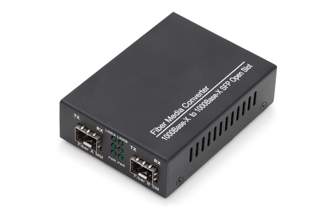 MEDIA CONVERTER GIGABIT SINGLEMODE/MULTIMODE CON MODULO SFP DIGITUS