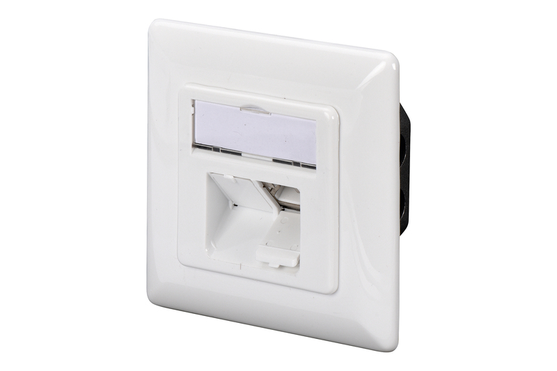 PRESA A MURO ESTERNA RJ45 CAT. 6 PER RETI